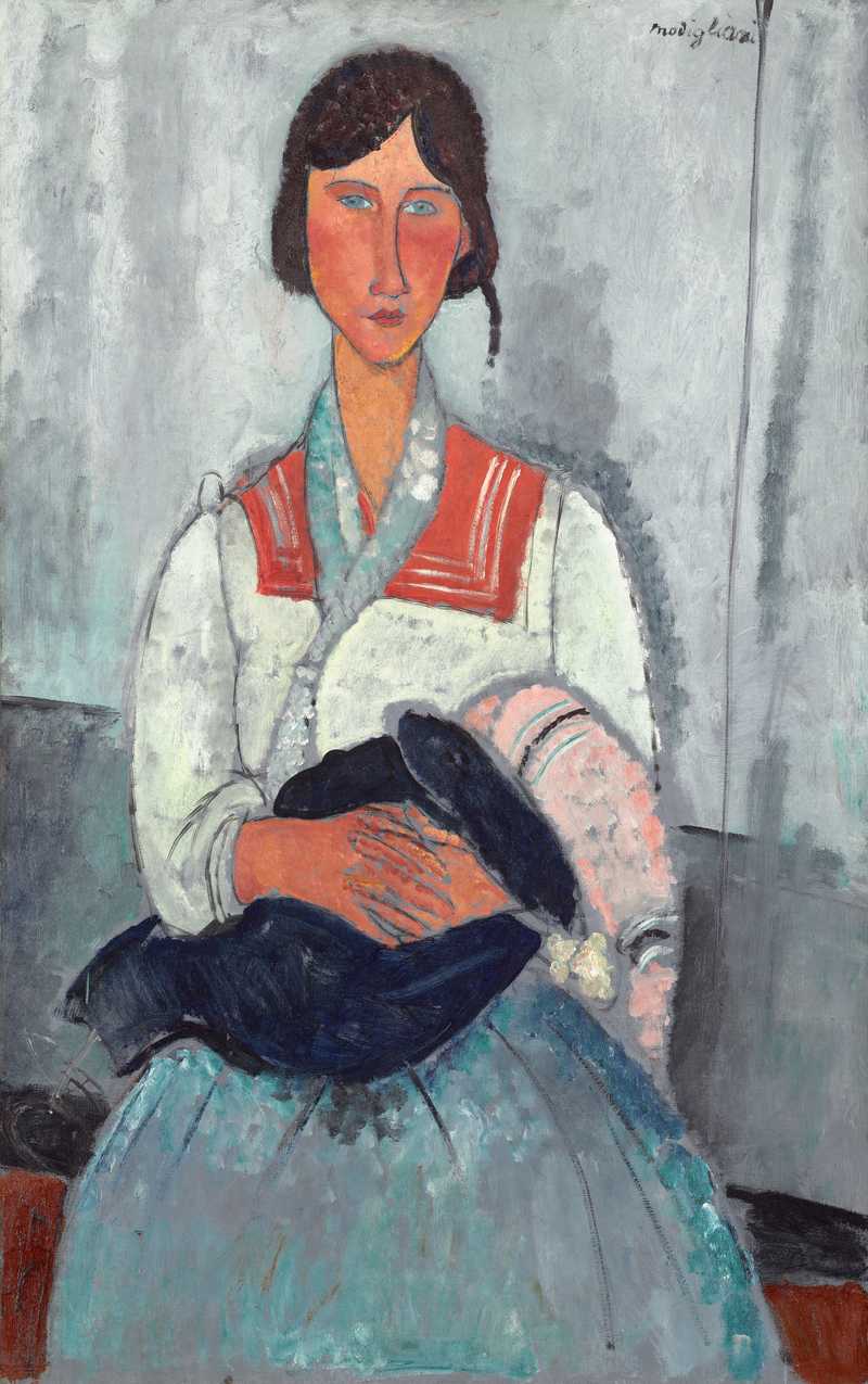 Gypsy woman with baby