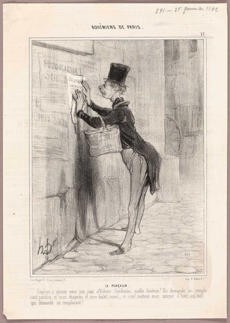 The Poster man 1842