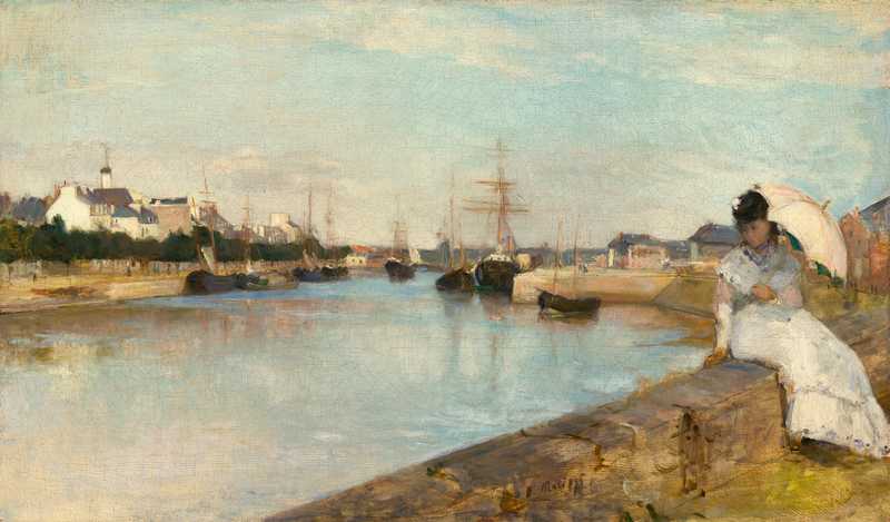  The Harbor at Lorient 1869