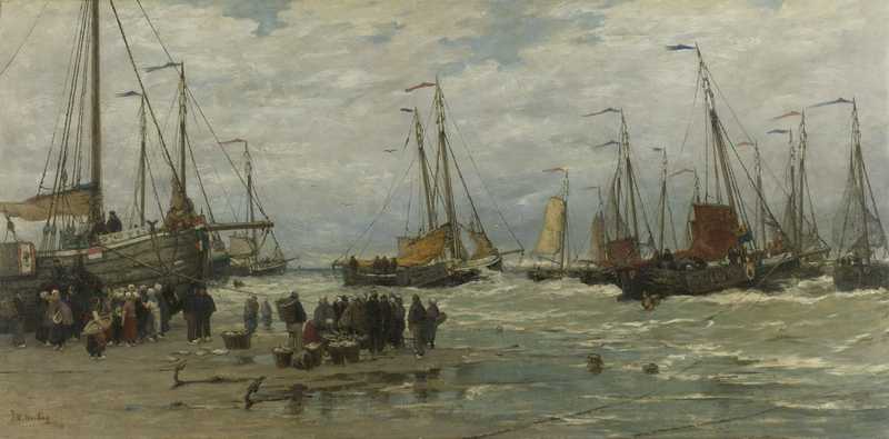 Boote in der Brandung
