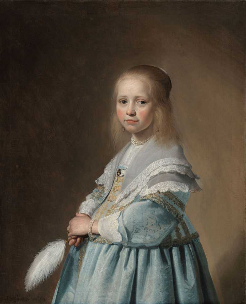 Mädchen in Blau